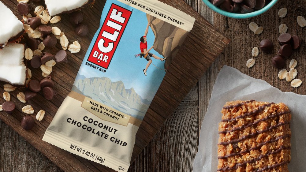 Clif bar on a table 