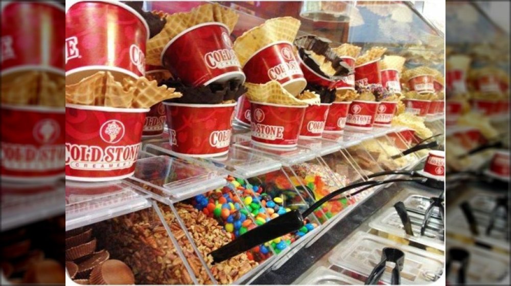 Cold Stone ice cream topping