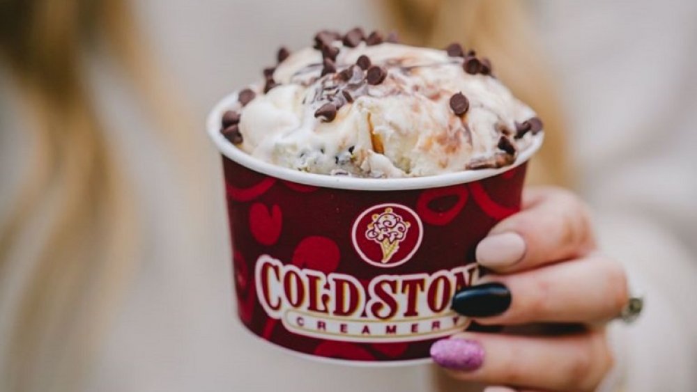 Chocolate chip Cold Stone ice cream