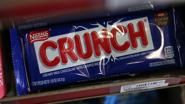 Crunch Bar on store shelf