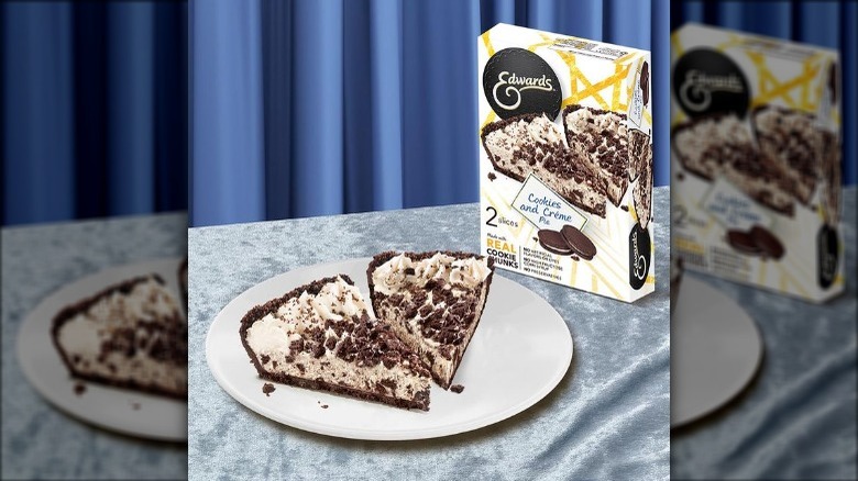 Edwards frozen pie cookies and creme