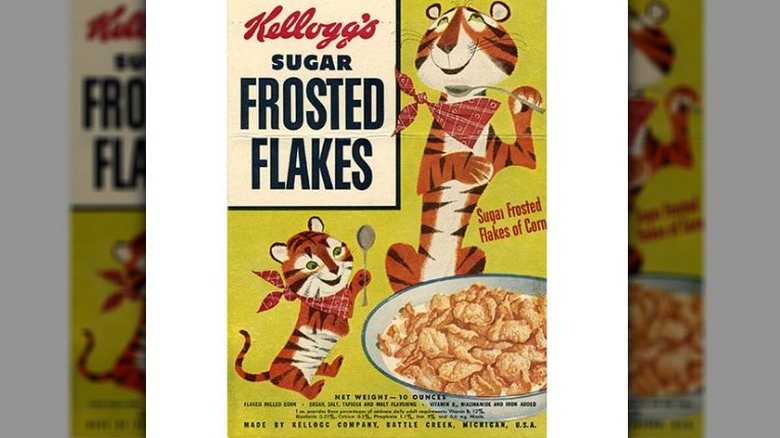 vintage Kellogg's Frosted Flakes box