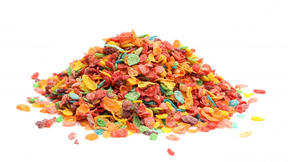 A pile of Fruity Pebbles