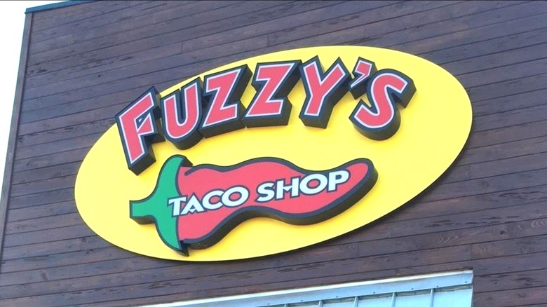 Fuzzy's Taco Shop sign