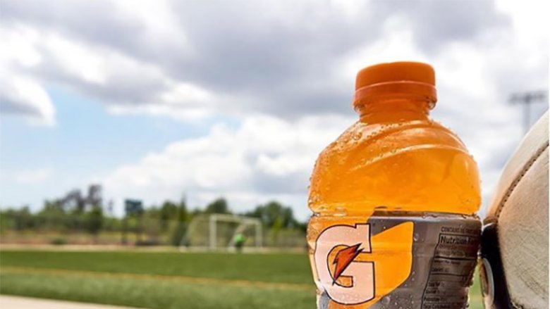 gatorade bottle soccer field