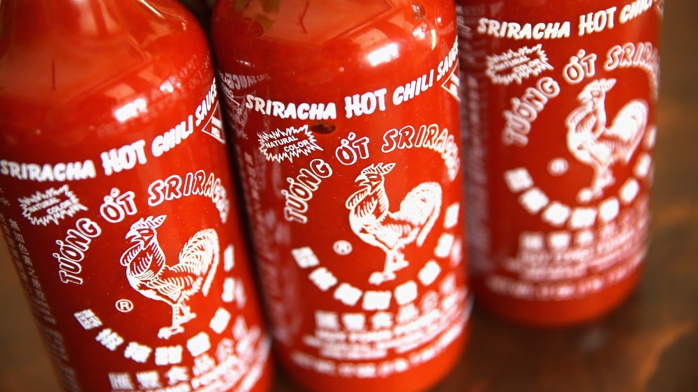 Huy Fong Sriracha bottles 