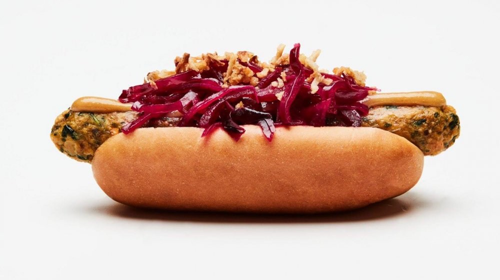 IKEA veggie hot dog