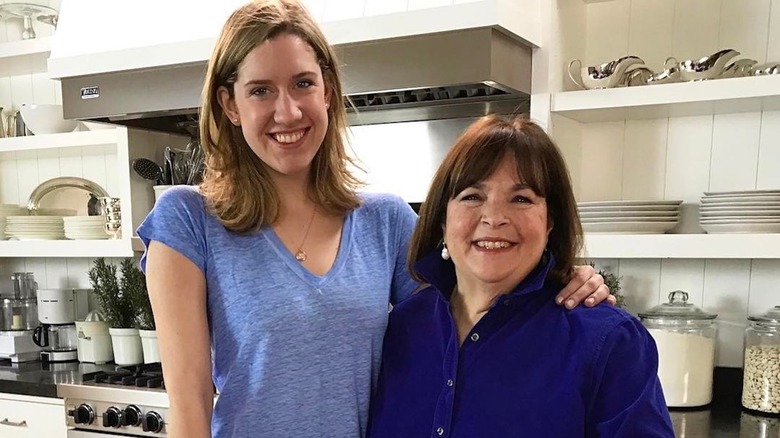 Lidey Heuck and Ina Garten in a kitchen