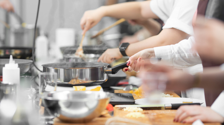 culinary school class