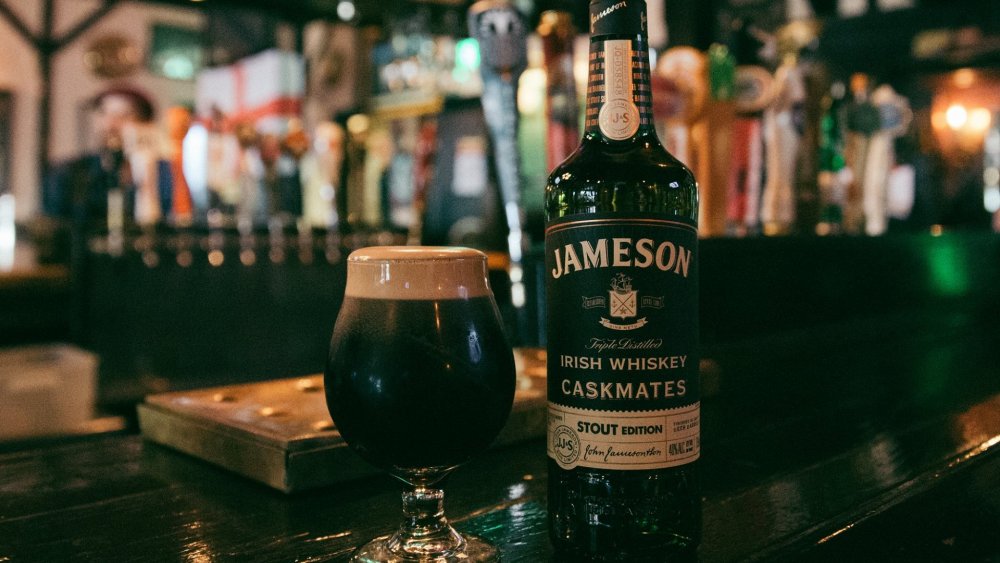 Jameson whiskey on a bar 