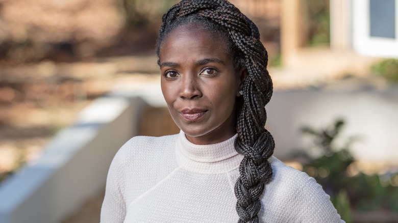 Jamila Norman with side braid