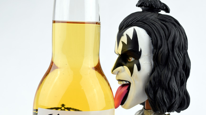 gene simmons bobblehead licking corona