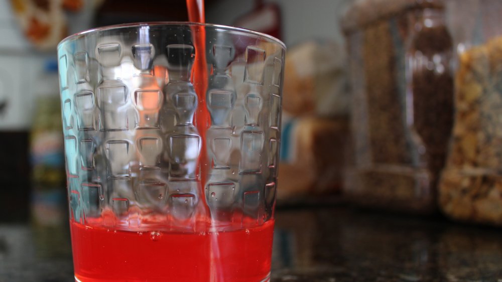 Kool-Aid being poured in a glass