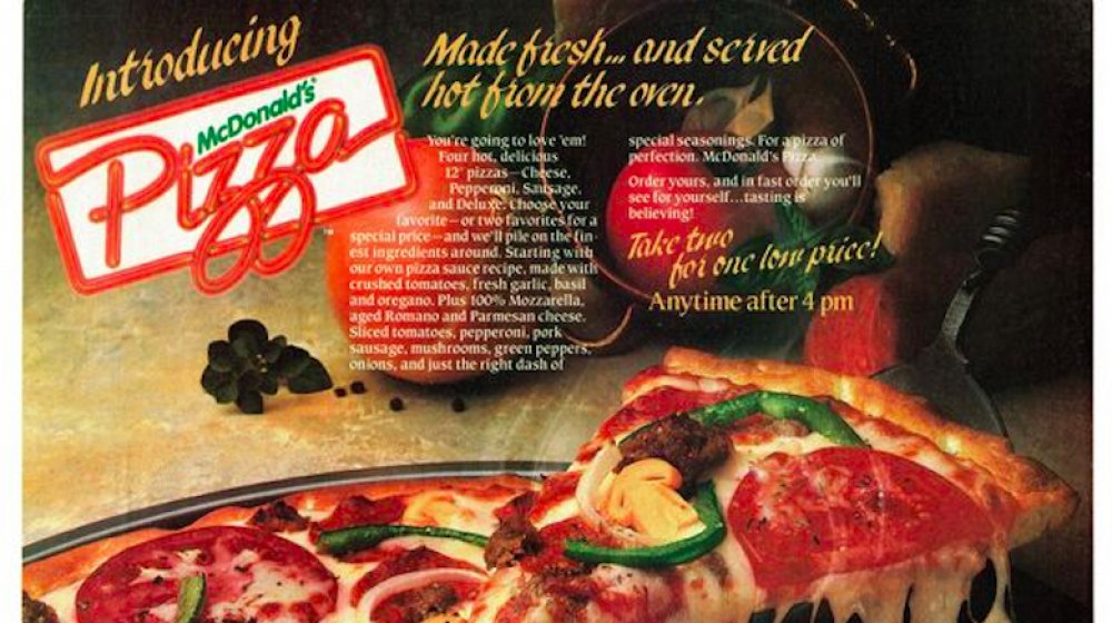 The Untold Truth Of McDonald's Pizza