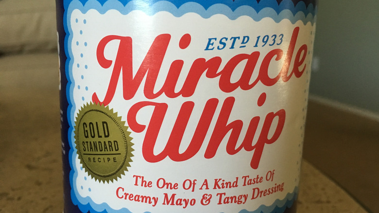 miracle whip label