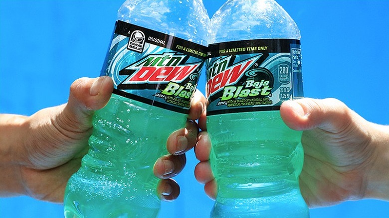 Baja Blast plastic bottles
