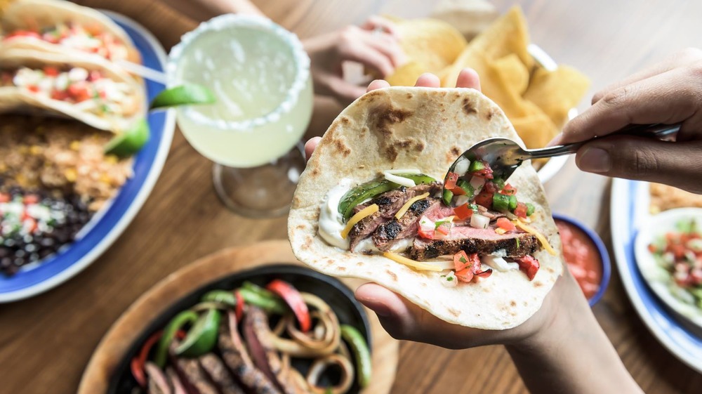 On the border beef fajitas