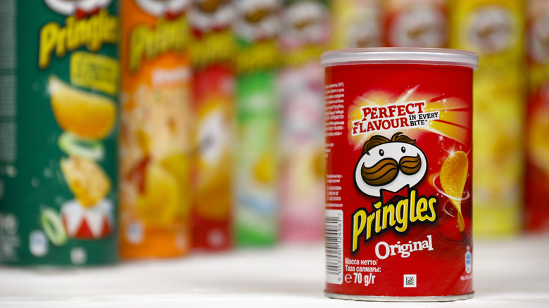 Mini can of Original Pringles