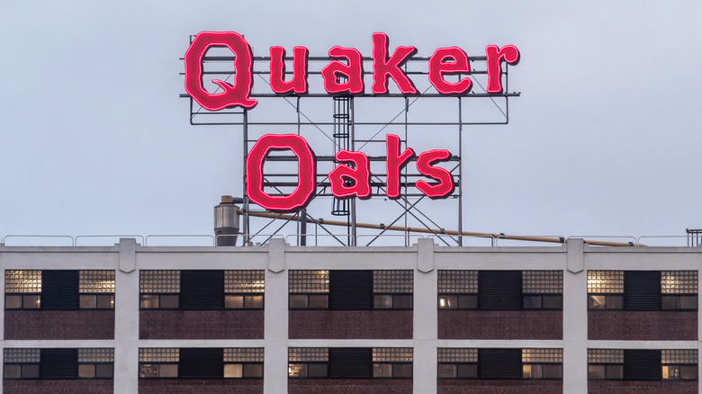Quaker Oats sign