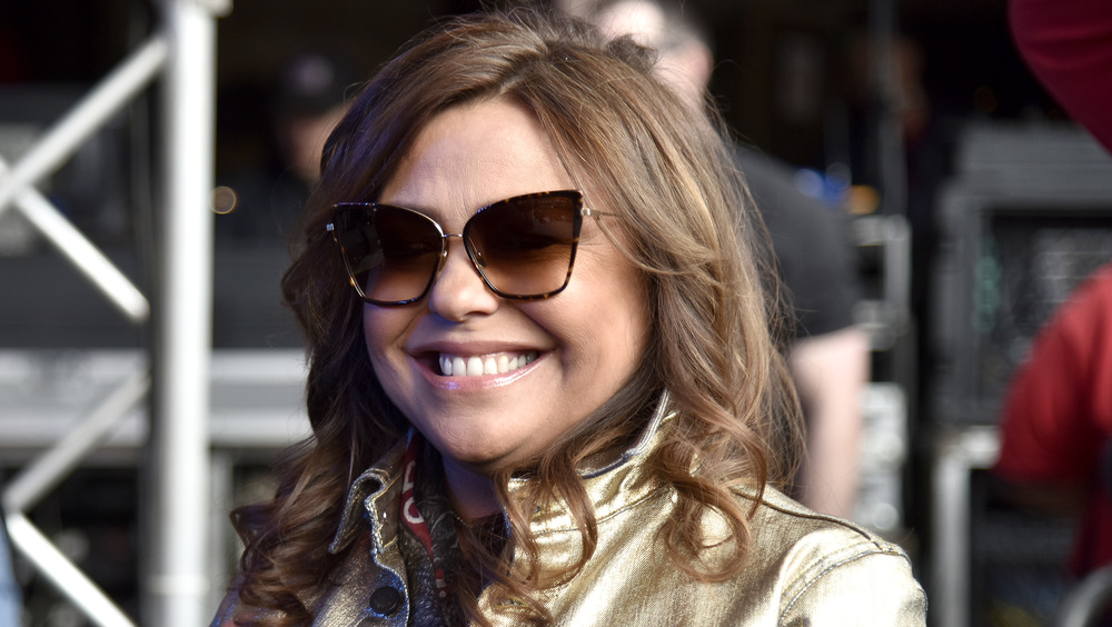 Rachael Ray smiling in sunglasses