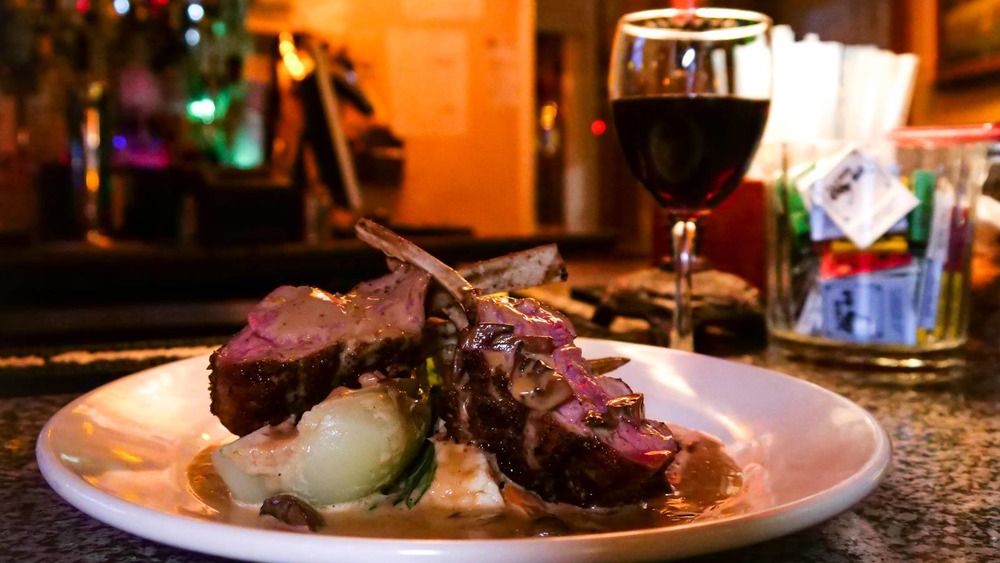 Reveillon dish at Cafe Degas