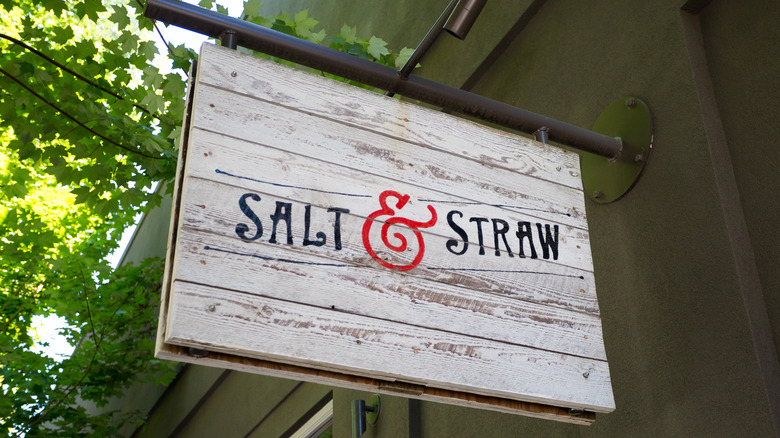 salt and straw shop sign