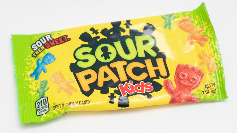 A bag of Sour Patch Kids
