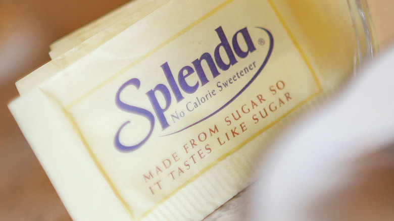 Splenda packets on a table