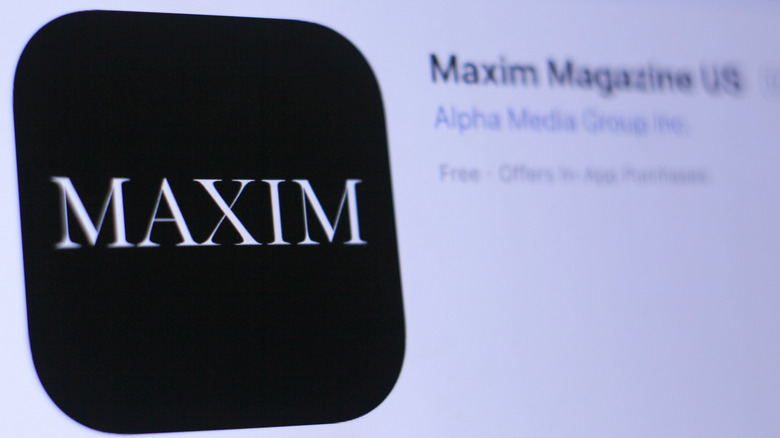 maxim magazine log
