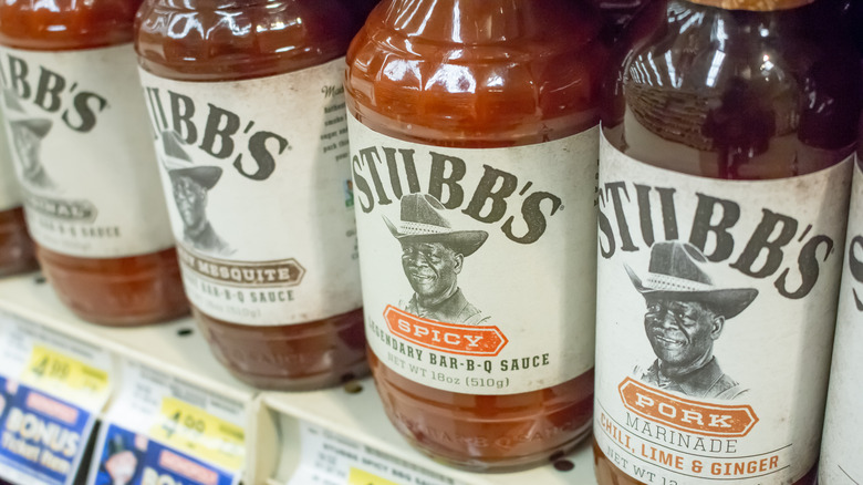 bottles of Stubb's bbq sauce