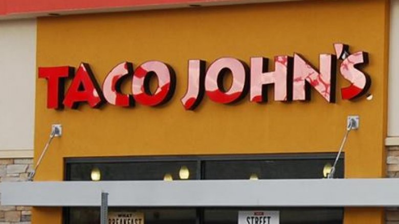 Taco John's sign