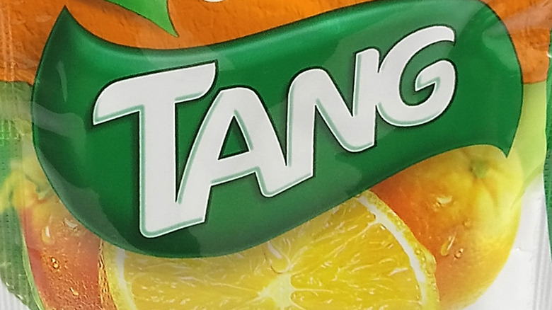 Tang packaging with juicy orange