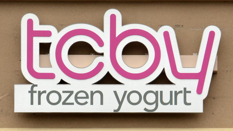 TCBY building sign