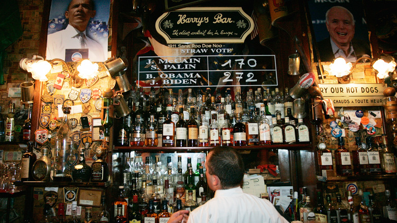 Inside Harry's New York Bar