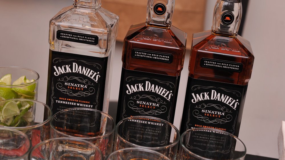 Jack Daniel's whiskey bottles