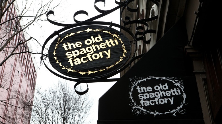 Signs for The Old Spaghetti Factory