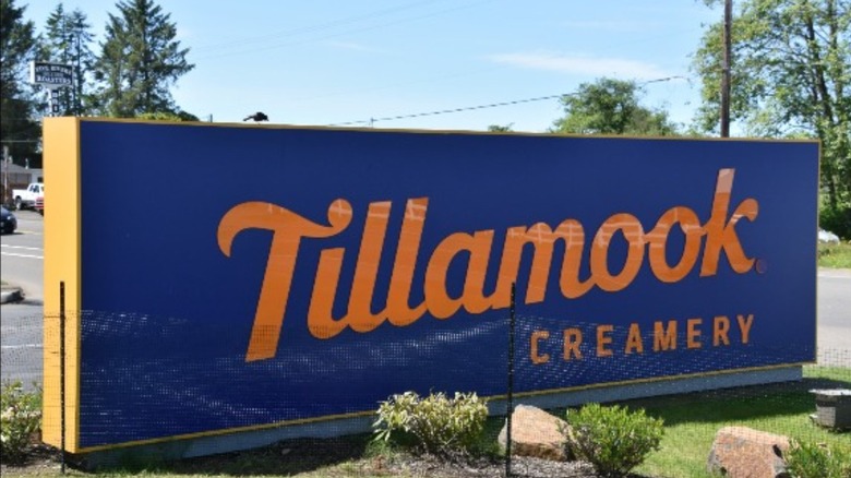 Tillamook County Creamery factory sign