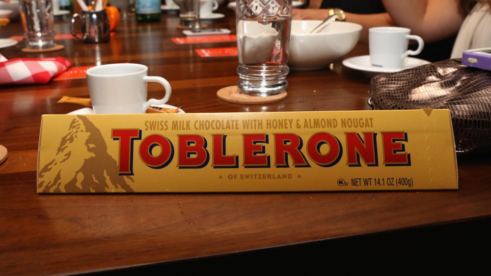 Toblerone in a pile