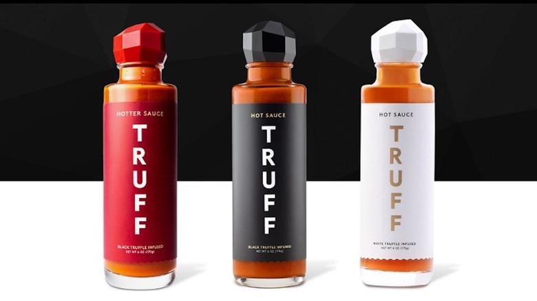 Three types of TRUFF Hot Sauce