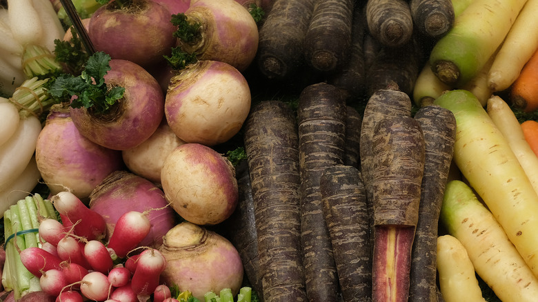 turnips and other vegetables