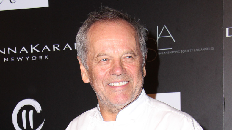 Wolfgang Puck in chef's whites