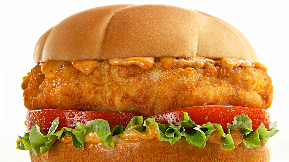 Fried chicken sandwich 