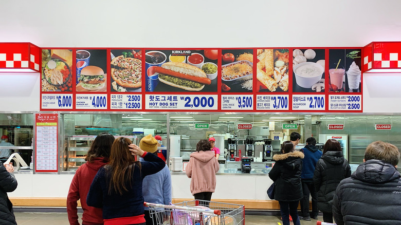 Costco Korea food court
