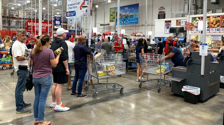 Costco shoppers