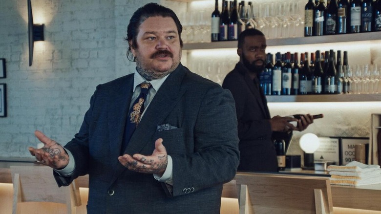 Matty Matheson in character as Neil Fak in an episode of The Bear on FX