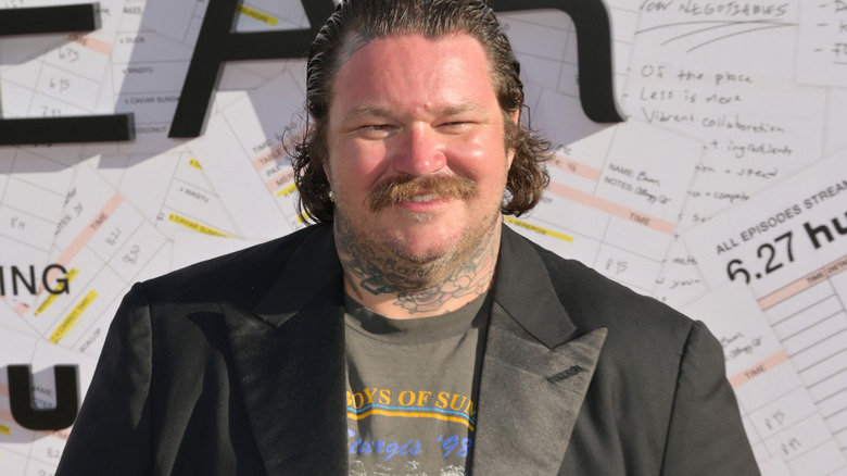 Matty Matheson at the Season 3 premiere of The Bear
