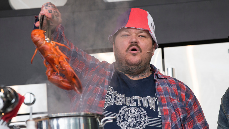 Matty Matheson cooks on stage at BottleRock