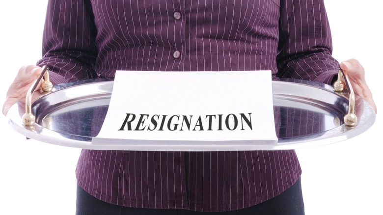 A platter of resignation