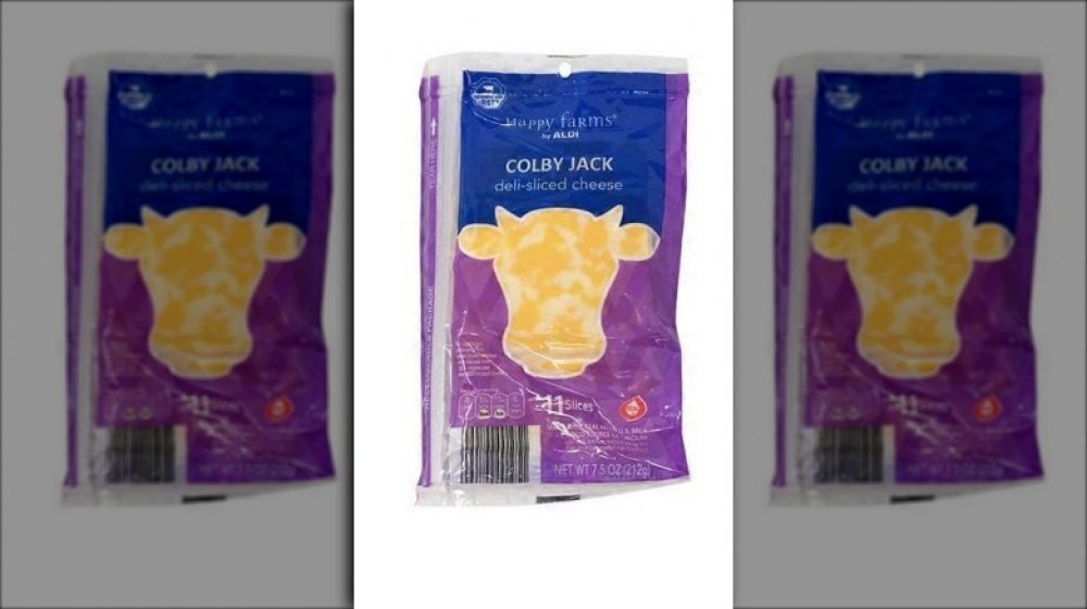 new packaging of Aldi cheese