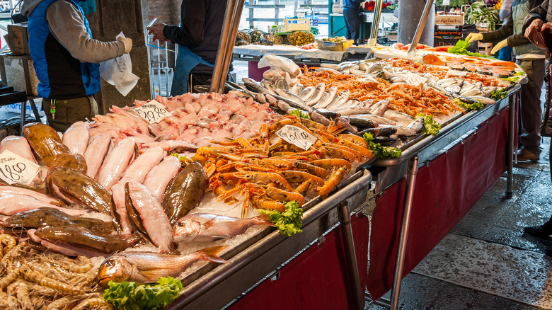 Venice fish market